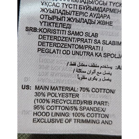 Adidas multi sport hoodie mens 2XL Camouflage Graphic Olive Strata - Picture 8 of 9